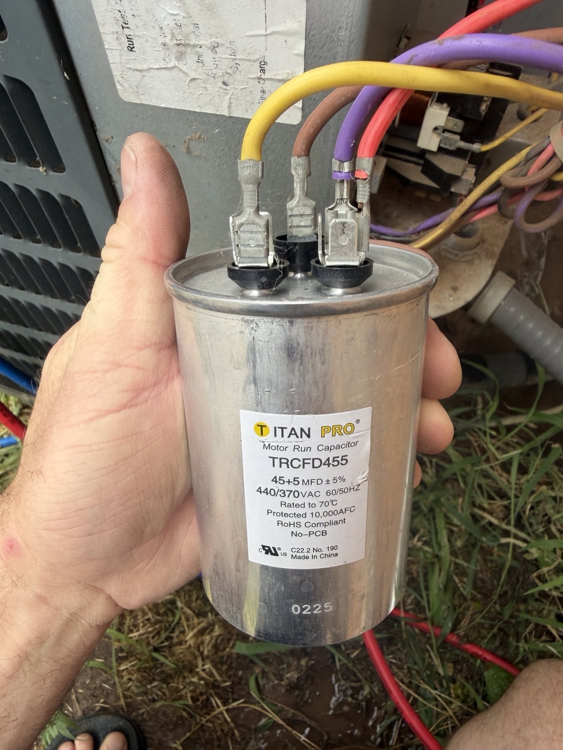 Removed/replacement component - real Total Home Care project photo