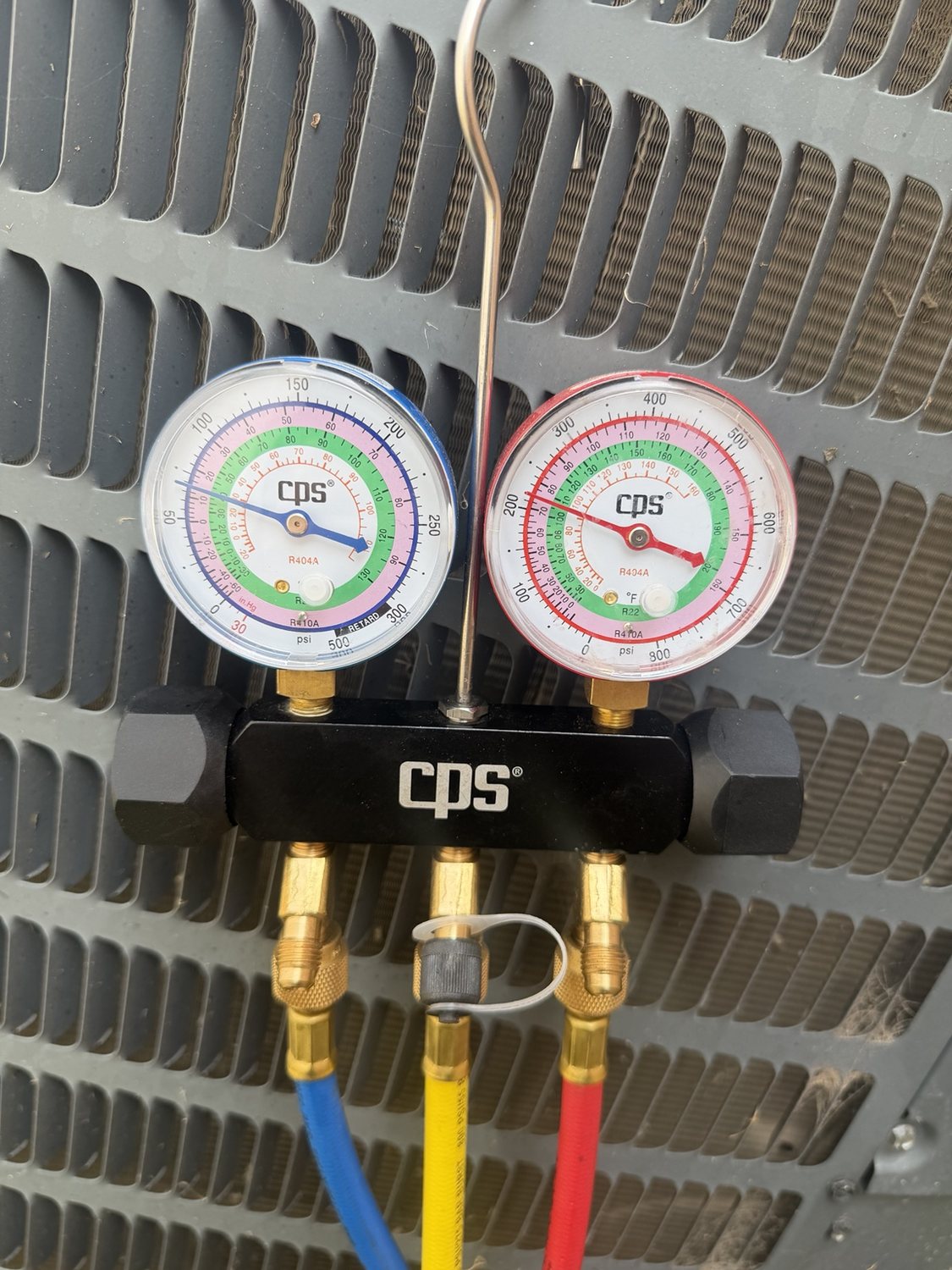 HVAC diagnosis and component service documented on site.