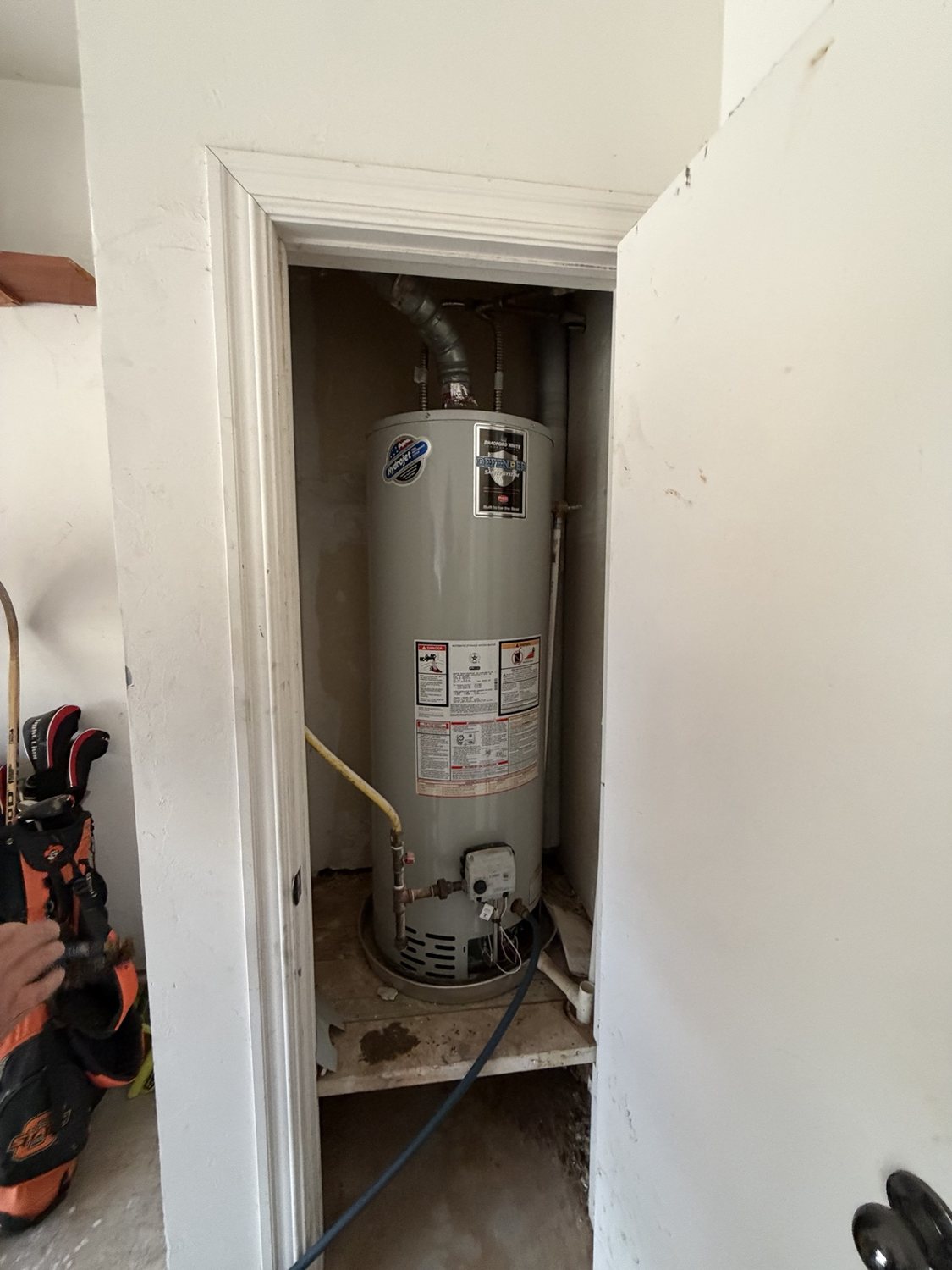 Existing water heater